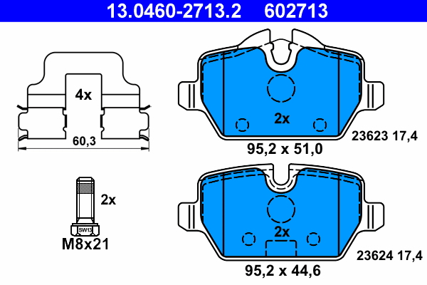 ATE 13.0460-2713.2 set...