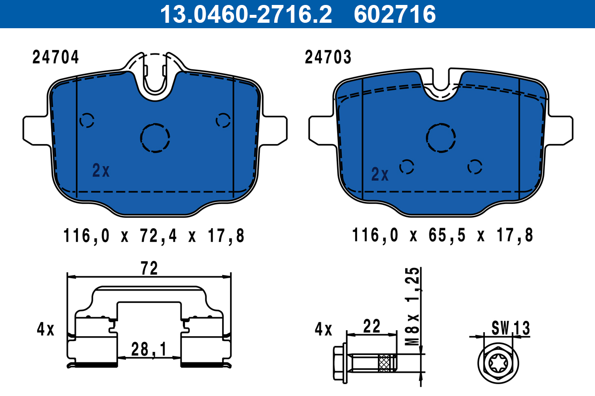 ATE 13.0460-2716.2 set...