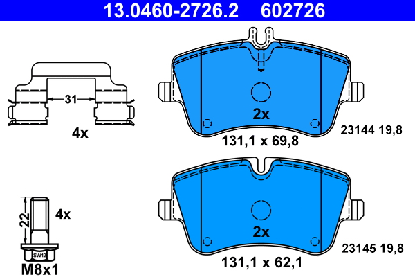 ATE 13.0460-2726.2 set...