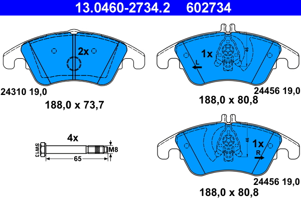 ATE 13.0460-2734.2 set...