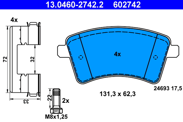 ATE 13.0460-2742.2 set...