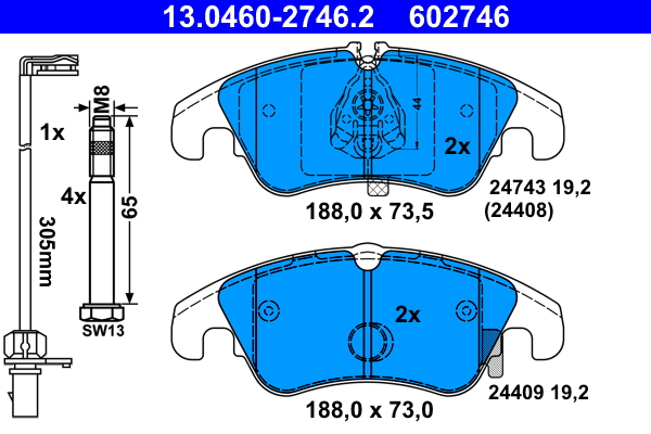 ATE 13.0460-2746.2 set...