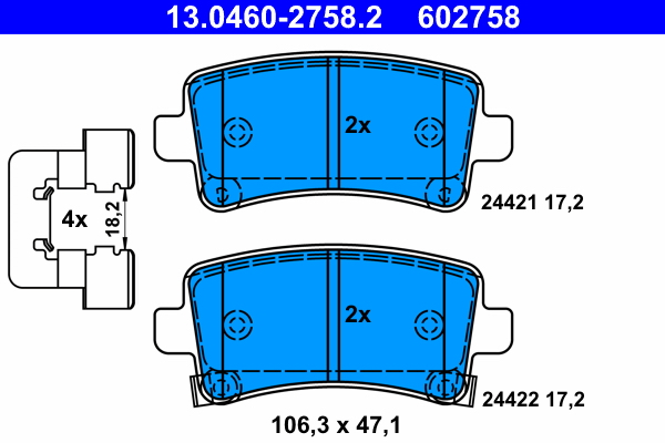 ATE 13.0460-2758.2 set...