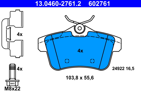 ATE 13.0460-2761.2 set...