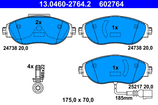 ATE 13.0460-2764.2 set...