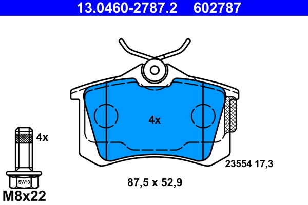 ATE 13.0460-2787.2 set...