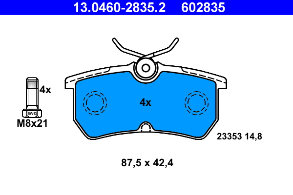 ATE 13.0460-2835.2 set...