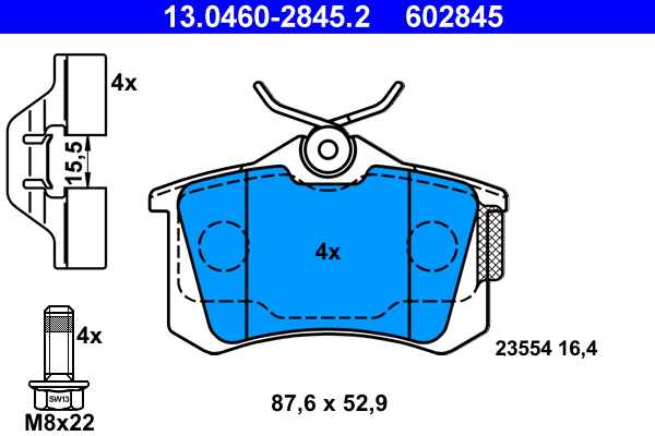 ATE 13.0460-2845.2 set...