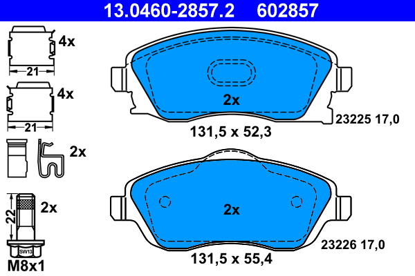 ATE 13.0460-2857.2 set...