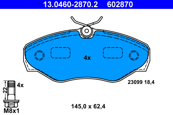 ATE 13.0460-2870.2 set...