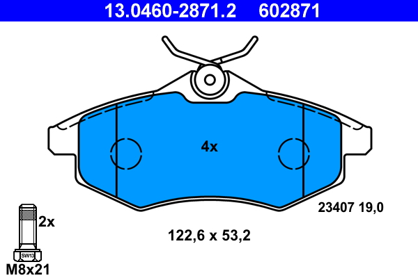 ATE 13.0460-2871.2 set...