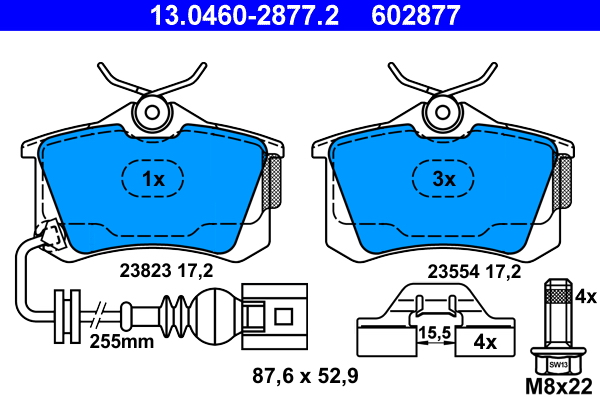 ATE 13.0460-2877.2 set...