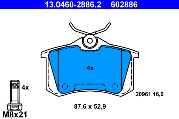 ATE 13.0460-2886.2 set...