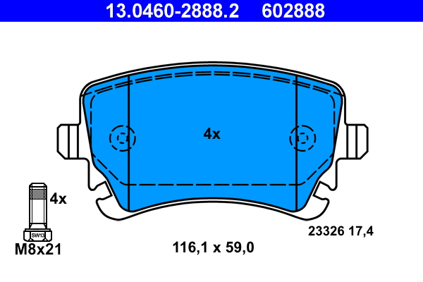 ATE 13.0460-2888.2 set...