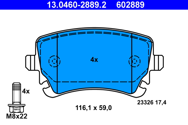 ATE 13.0460-2889.2 set...