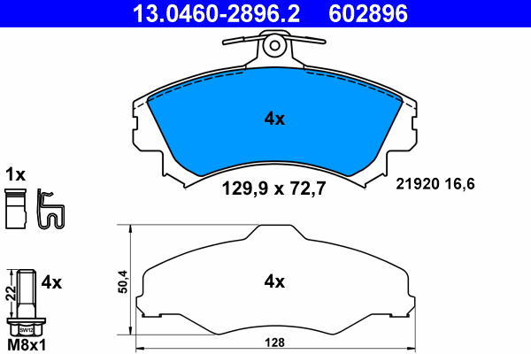 ATE 13.0460-2896.2 set...