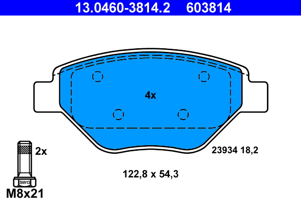 ATE 13.0460-3814.2 set...