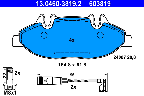 ATE 13.0460-3819.2 set...