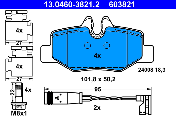 ATE 13.0460-3821.2 set...