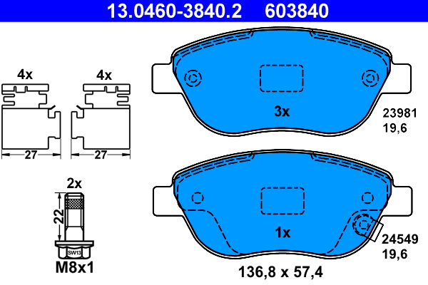 ATE 13.0460-3840.2 set...