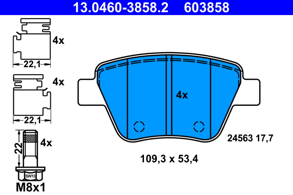 ATE 13.0460-3858.2 set...