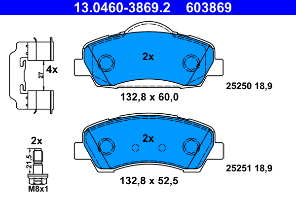 ATE 13.0460-3869.2 set...