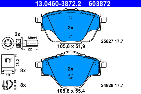 ATE 13.0460-3872.2 set...