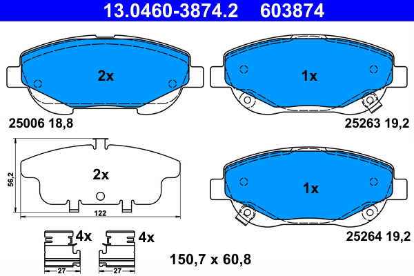 ATE 13.0460-3874.2 set...