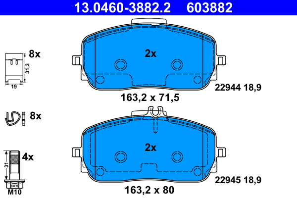 ATE 13.0460-3882.2 set...