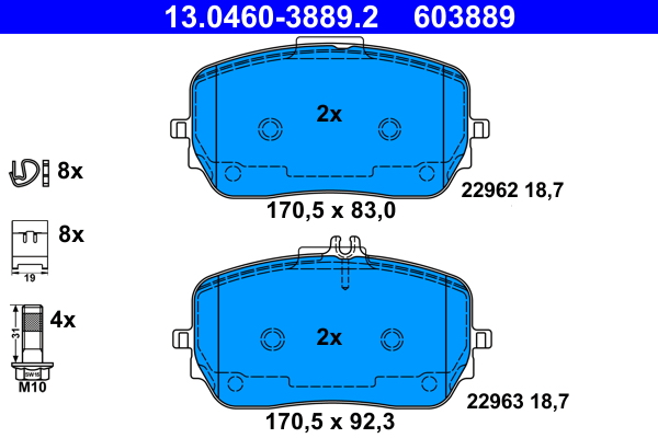 ATE 13.0460-3889.2 set...