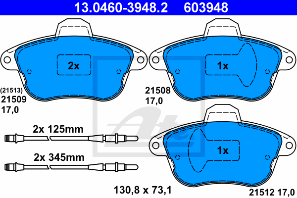 ATE 13.0460-3948.2 Sada...