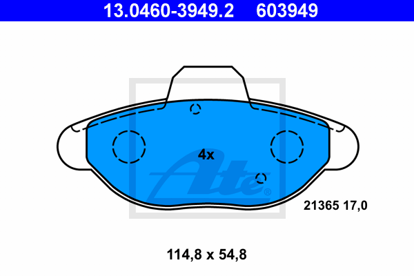 ATE 13.0460-3949.2 Sada...