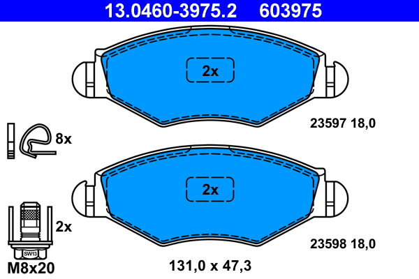 ATE 13.0460-3975.2 set...