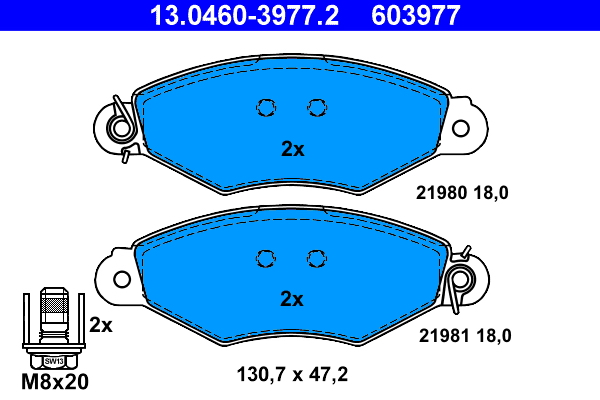 ATE 13.0460-3977.2 set...