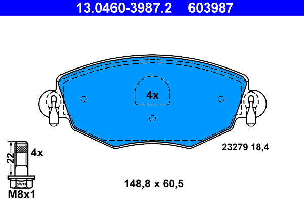 ATE 13.0460-3987.2 set...