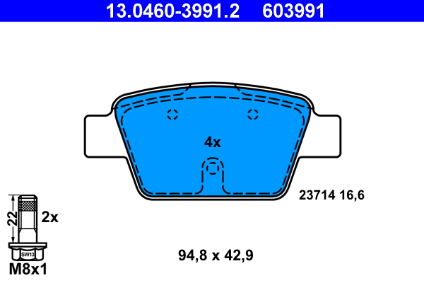 ATE 13.0460-3991.2 set...