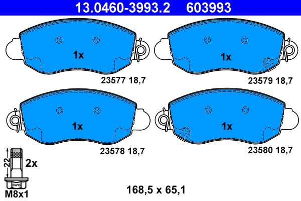 ATE 13.0460-3993.2 set...