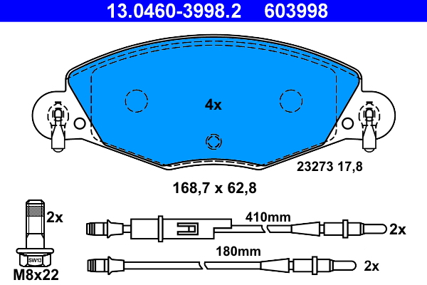 ATE 13.0460-3998.2 set...