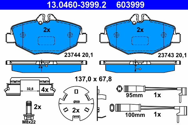 ATE 13.0460-3999.2 set...