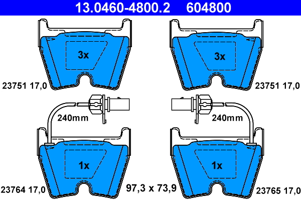 ATE 13.0460-4800.2 set...