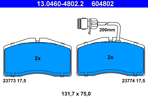 ATE 13.0460-4802.2 Kit de...