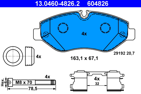 ATE 13.0460-4826.2 set...