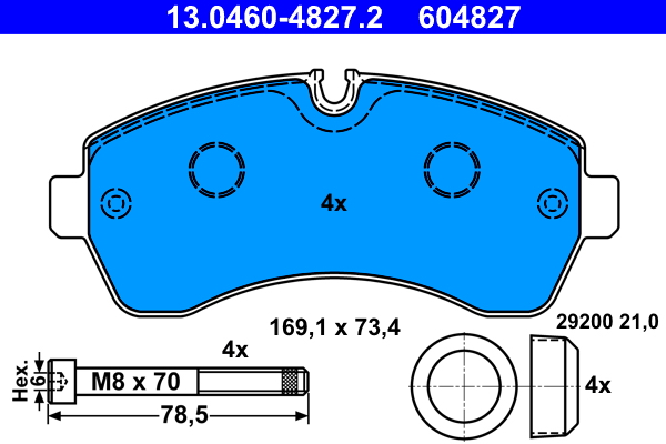 ATE 13.0460-4827.2 set...