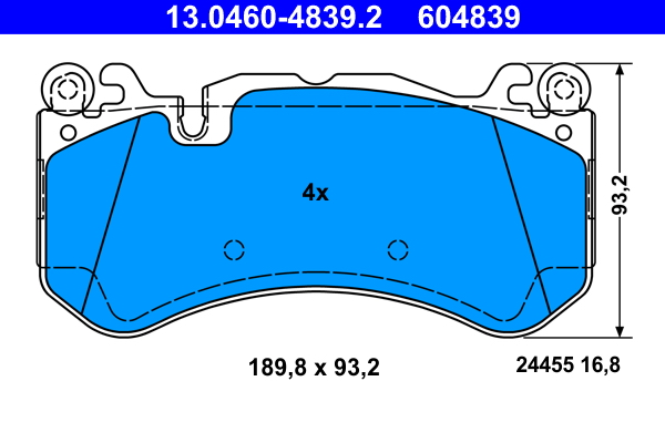 ATE 13.0460-4839.2 set...