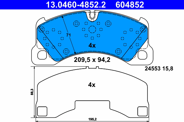 ATE 13.0460-4852.2 set...