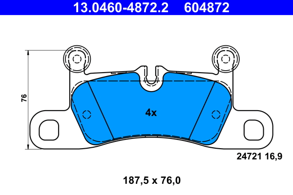 ATE 13.0460-4872.2 set...