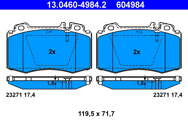 ATE 13.0460-4984.2 set...