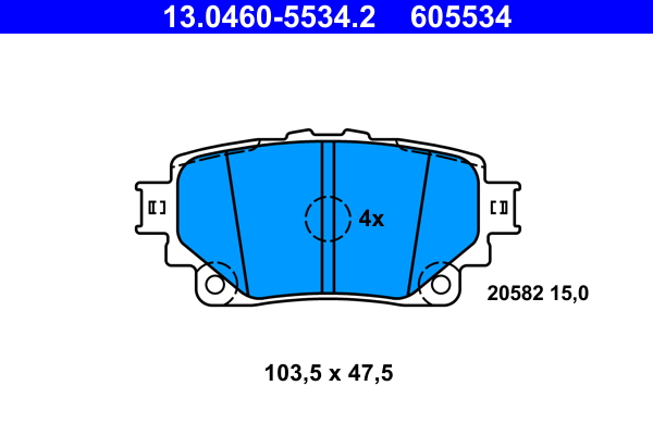 ATE 13.0460-5534.2 комплект...