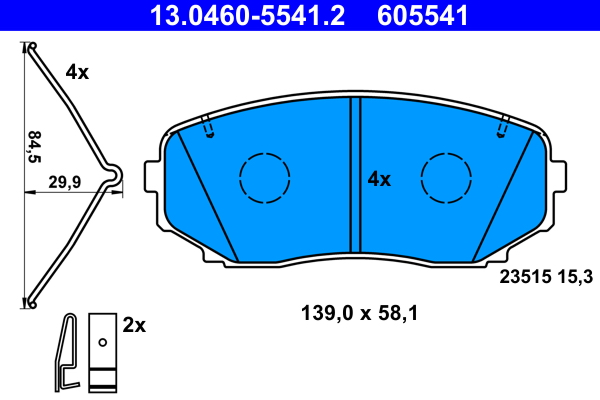 ATE 13.0460-5541.2 Sada...