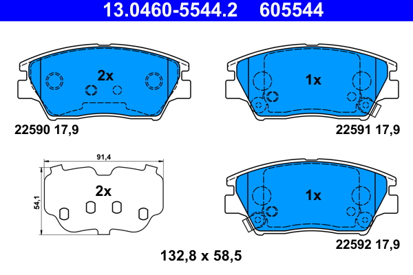 ATE 13.0460-5544.2 Sada...